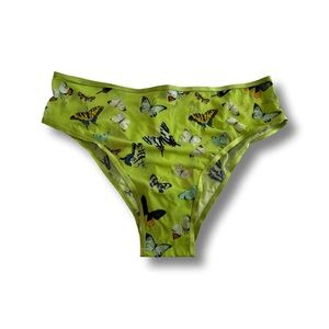 parade high rise cheeky underwear, silky mesh